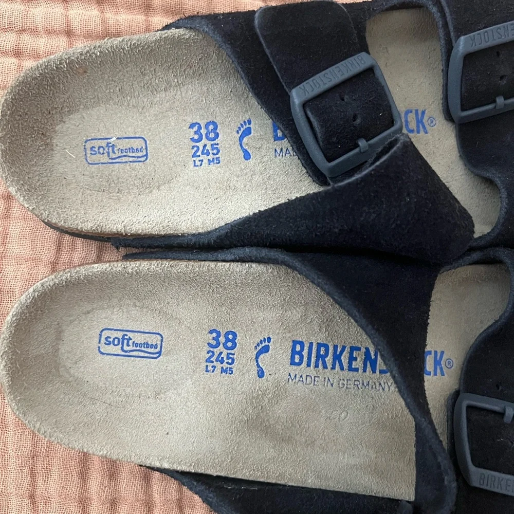 Birkenstock Arizona Suede Sandals - Picture 3 of 5